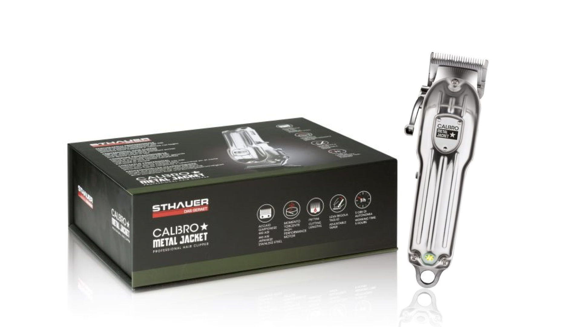 Sthauer Calibro Professional – Clipper Haarschneider mit Aufsätzen