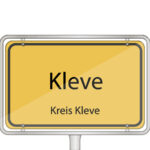 Ortsschild Kleve